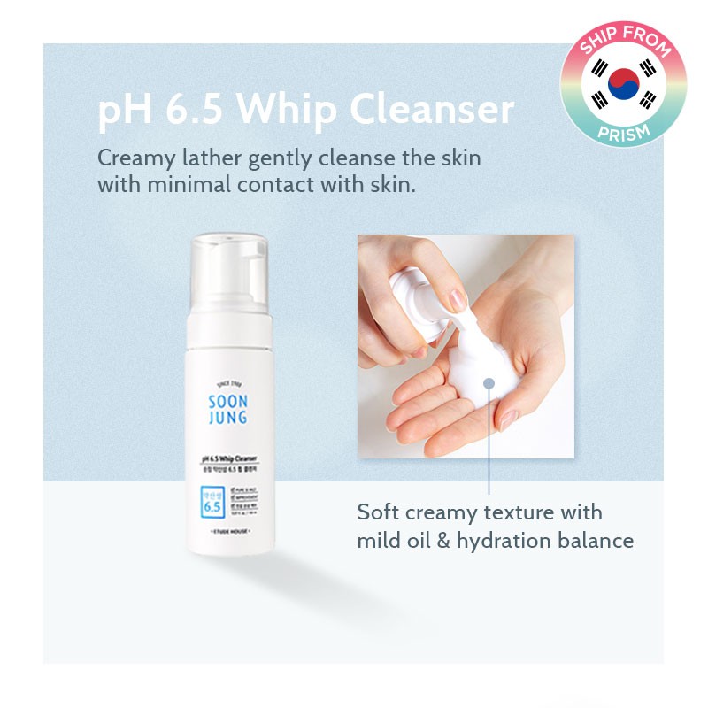 (Hàng Mới Về) Sữa Rửa Mặt Etude House Soonjung Ph 5.5 Foam Ph 6.5 | BigBuy360 - bigbuy360.vn