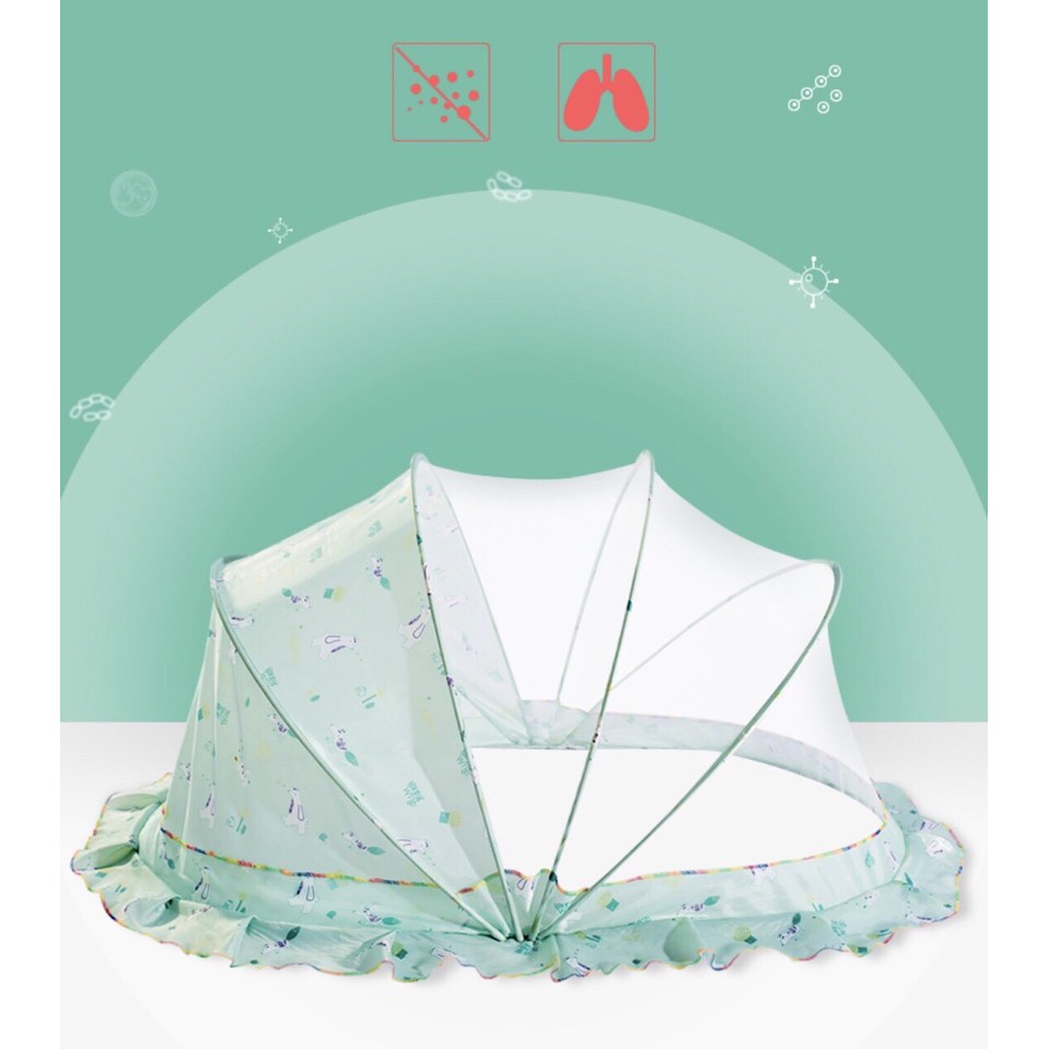 [Mã 267FMCGSALE giảm 8% đơn 500K] Mùng/màn chụp Kiluta. Linsoo gấp gọn cao cấp cho bé