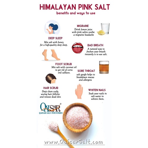 Muối tắm tẩy tế bào Himalaya Qaisar, chăm sóc cơ thể, dưỡng da mềm mịn trắng hồng