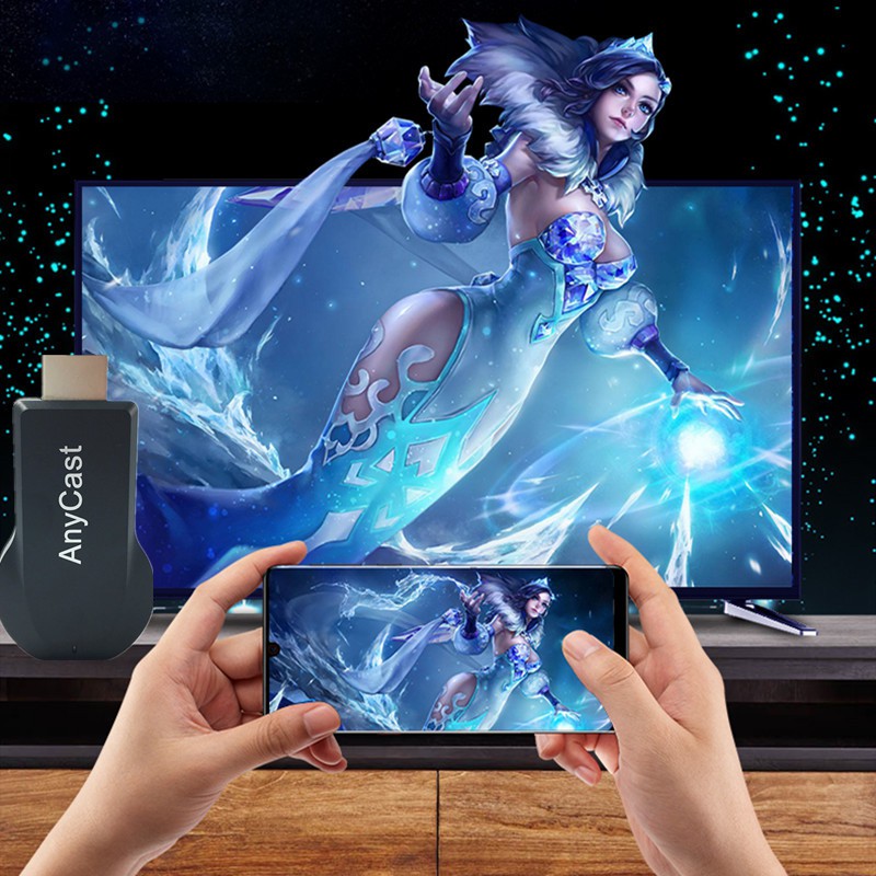 Thiết Bị Kết Nối WiFi AnyCast M9 Plus 1080P RK3036 TV Stick HDMI Media Stick DLNA Airplay Miracast 4.4