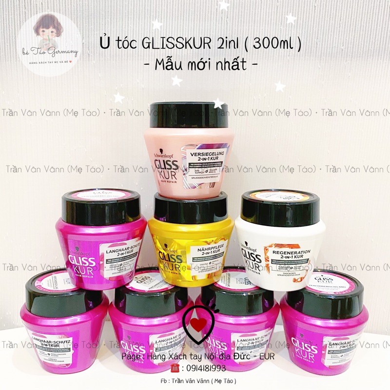Ủ tóc GLISS KUR 2in1 ( Mẫu mới nhất ) ĐỨC 🇩🇪 SIÊU THƠM MỀM MƯỢT | BigBuy360 - bigbuy360.vn