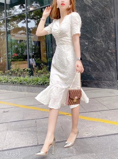 Đầm dáng ôm thiết kế dvc