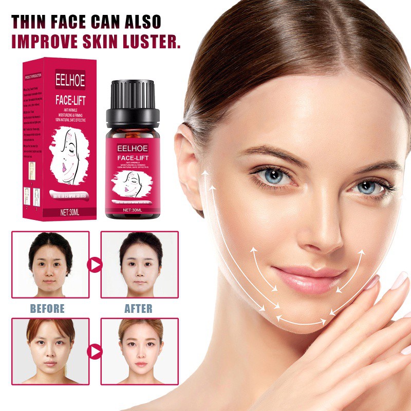 (Hàng Mới Về) Tinh Dầu Làm Thon Gọn Mặt Tạo Cằm Chữ V 30ml Kính | BigBuy360 - bigbuy360.vn