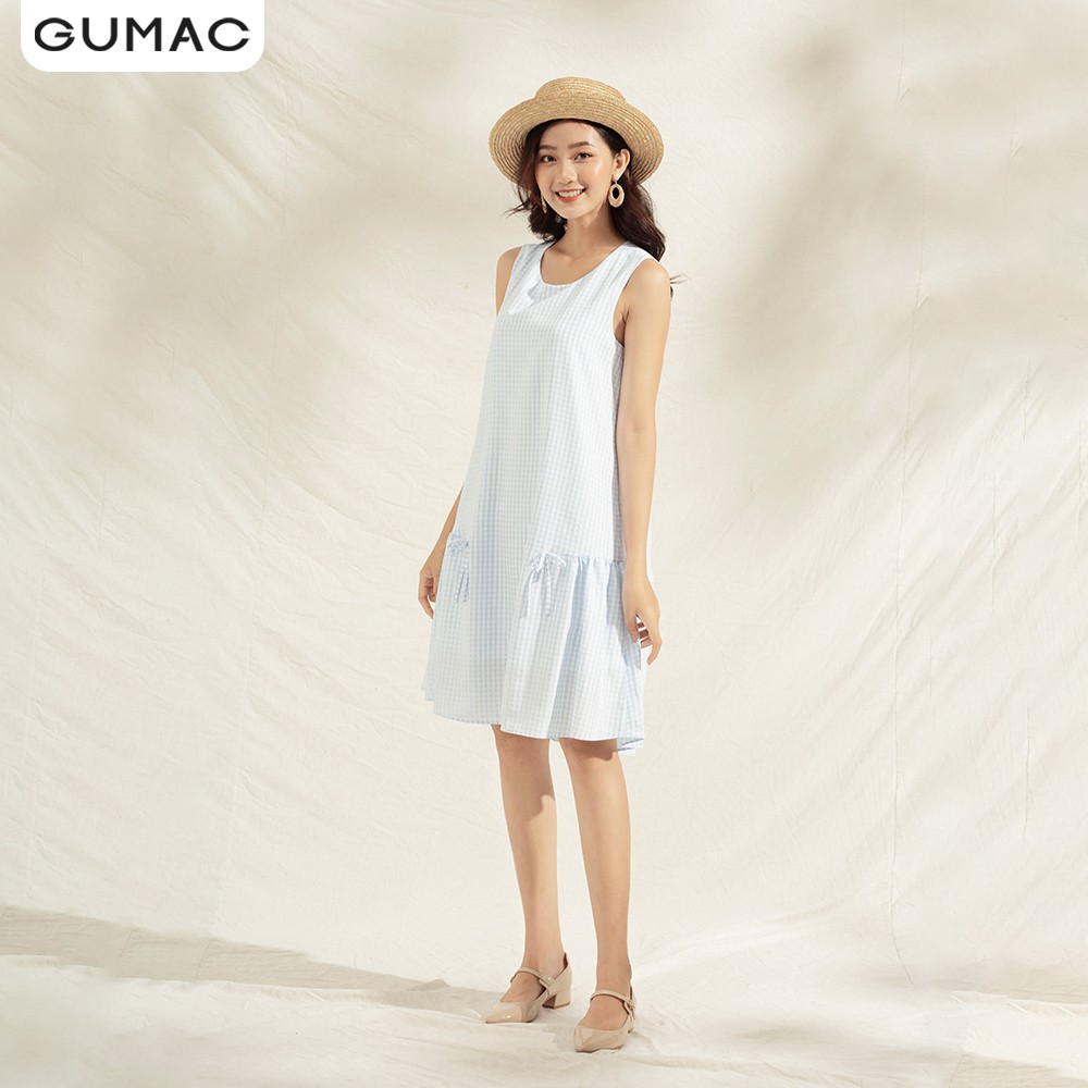 [Mã WABRGULUV giảm tới 100K đơn 249K] Đầm suông nữ không tay DA1168 GUMAC | BigBuy360 - bigbuy360.vn