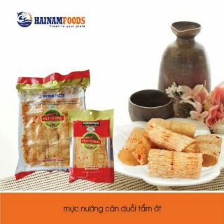 [CHUẨN FDA MỸ] Mực Tẩm Gia Vị Nướng Ăn Liền Hải Nam 20g
