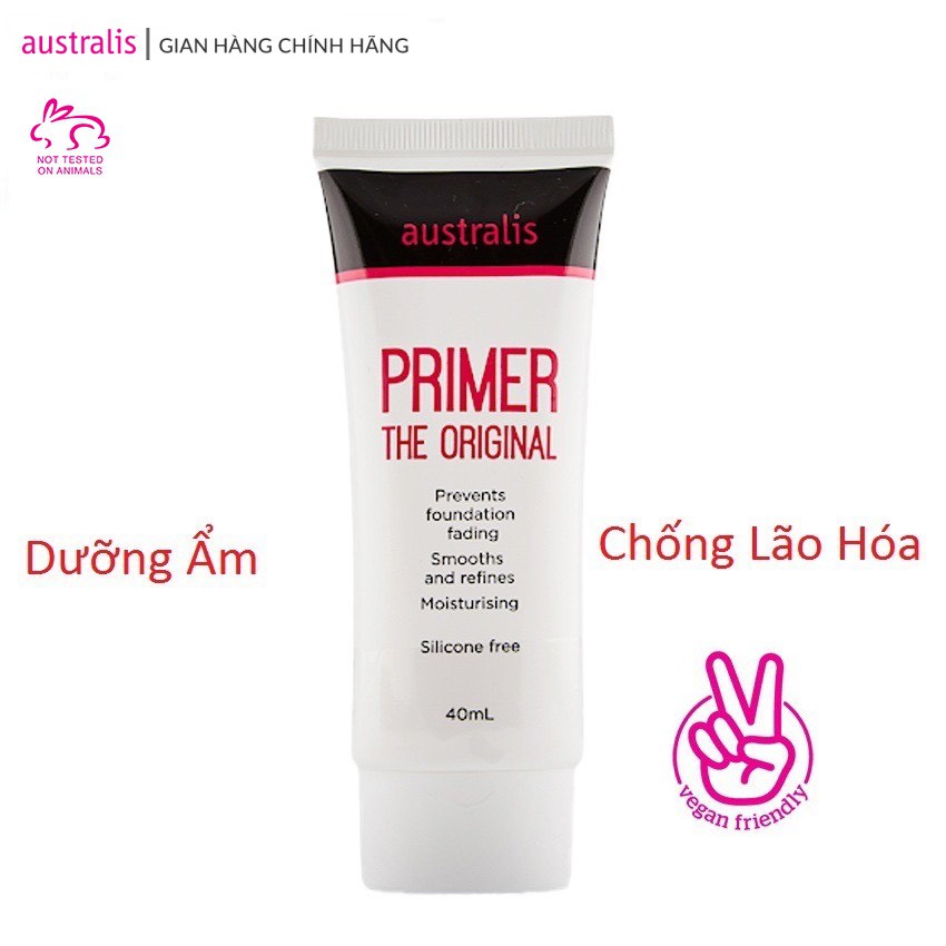 [FreeShip] Kem Lót Chống Lão Hóa Da, Dưỡng Ẩm Australis The Original Primer 40ml- size mini 10ml