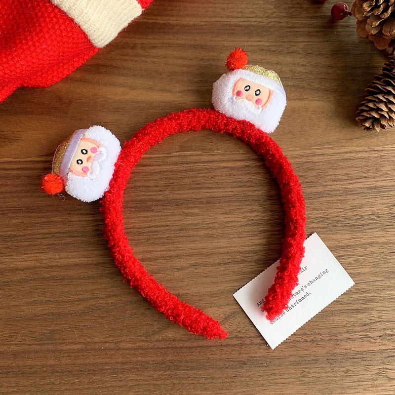 Băng Đô Cài Tóc Hình Ông Già Noel / Người Tuyết / Lông Cừu Kiểu Nhật Bản Và Hàn Quốc Mới