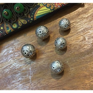 Charm cầu bạc kim tiền 12MM