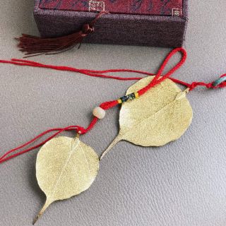 Lá Bồ Đề dát vàng - Ấn Độ - Lá nhỏ