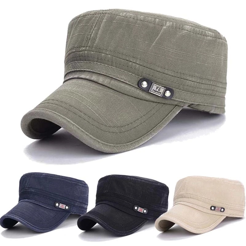 Mũ Lưỡi Trai Cotton Cao Cấp Thiết Kế Độc Đáo Thời Trang Cổ Điển Có Dây Đeo Tùy Chỉnh Cho Nam / Nữ