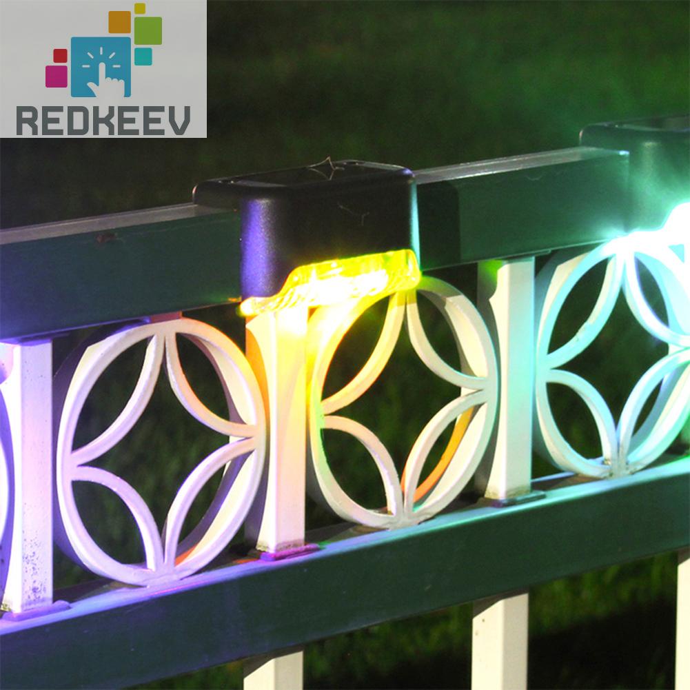 Set 4 đèn LED trang trí cầu thang sử dụng năng lượng mặt trời