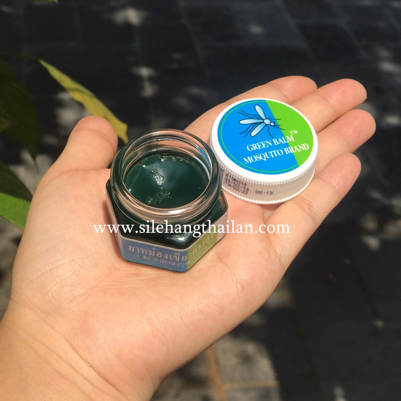 DẦU CÙ LÀ XANH HIỆU CON MUỖI GREEN BALM MOSQUITO BRAND