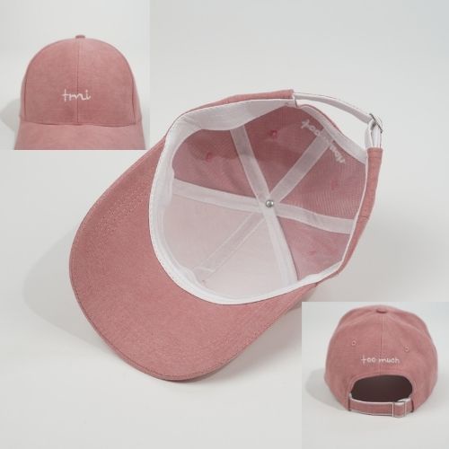 Mũ lưỡi trai thêu chữ Tmi Nón kết chất nỉ nhung cao cấp thời trang form unisex nam nữ K12