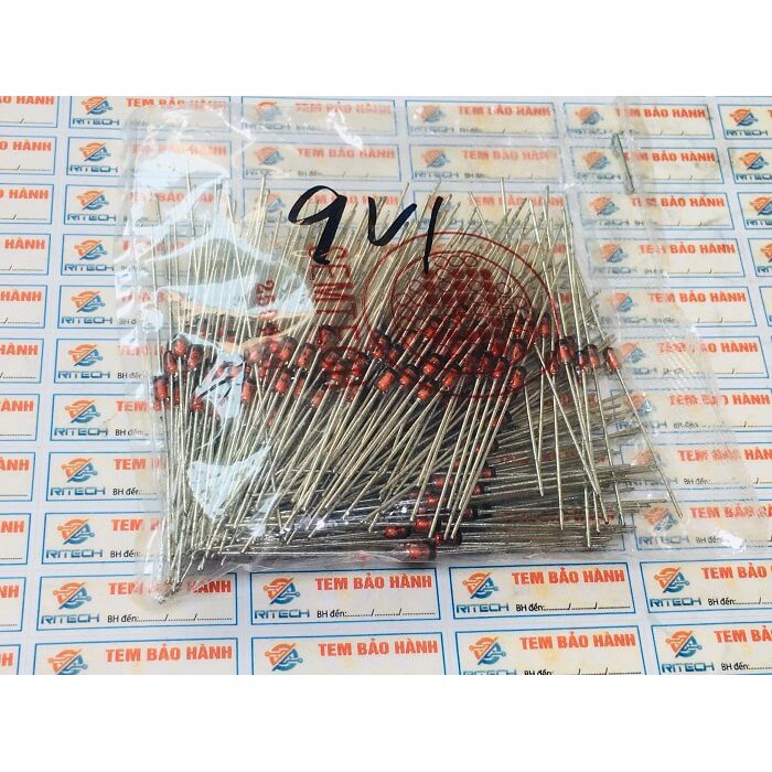 Combo 45 chiếc Diode zenner 9V1 9,1V 1W