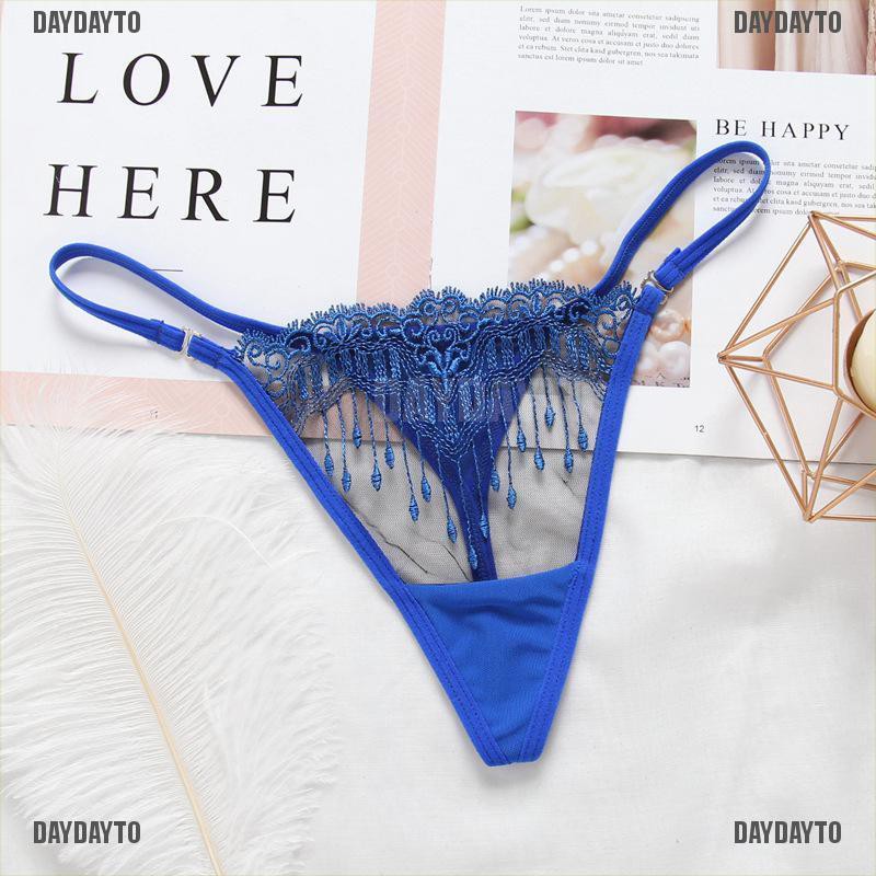 Quần Lót Lọt Khe Phối Tua Rua Quyến Rũ Dành Cho Nữ