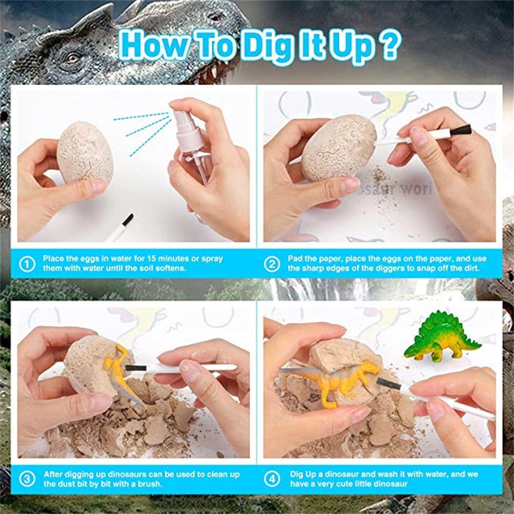 YIYU Set 12 Trứng Khủng Long Đồ Chơi Cho Bé