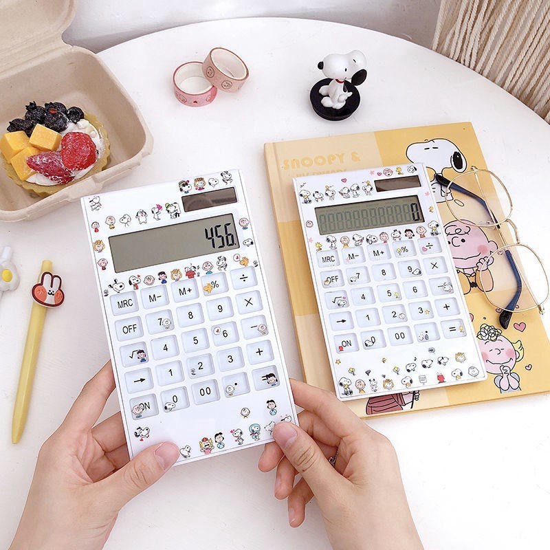 Máy tính cầm tay mini sử dụng pin hoặc năng lượng mặt trời tiện dụng