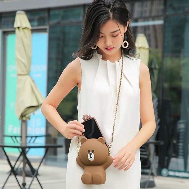 Túi gấu silicon sz 17