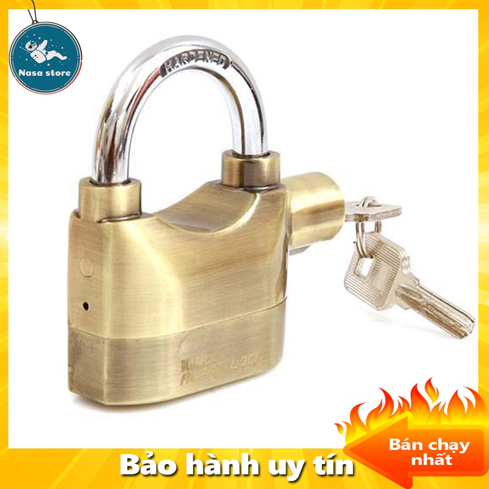 Ổ khóa cổng, Ổ khóa chống rỉ sét, Ổ khóa kinbar, Ổ Khóa Báo Động Chống Trộm Kinbar Bản Cao Cấp,