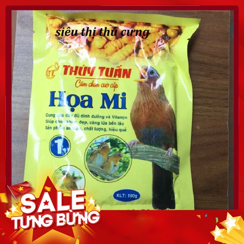 CÁM CHO CHIM HỌA MI [ COMBO 5 GÓI x 200gr]- CÁM DINH DƯỠNG CHO CHIM-THỨC ĂN CHO CHIM GIÁ RẺ