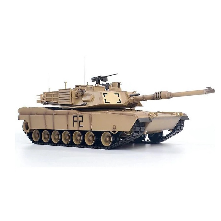 Xe tank Henglong bản cơ bản điều khiển từ xa M1A2 xích, bánh răng,hộp số nhựa