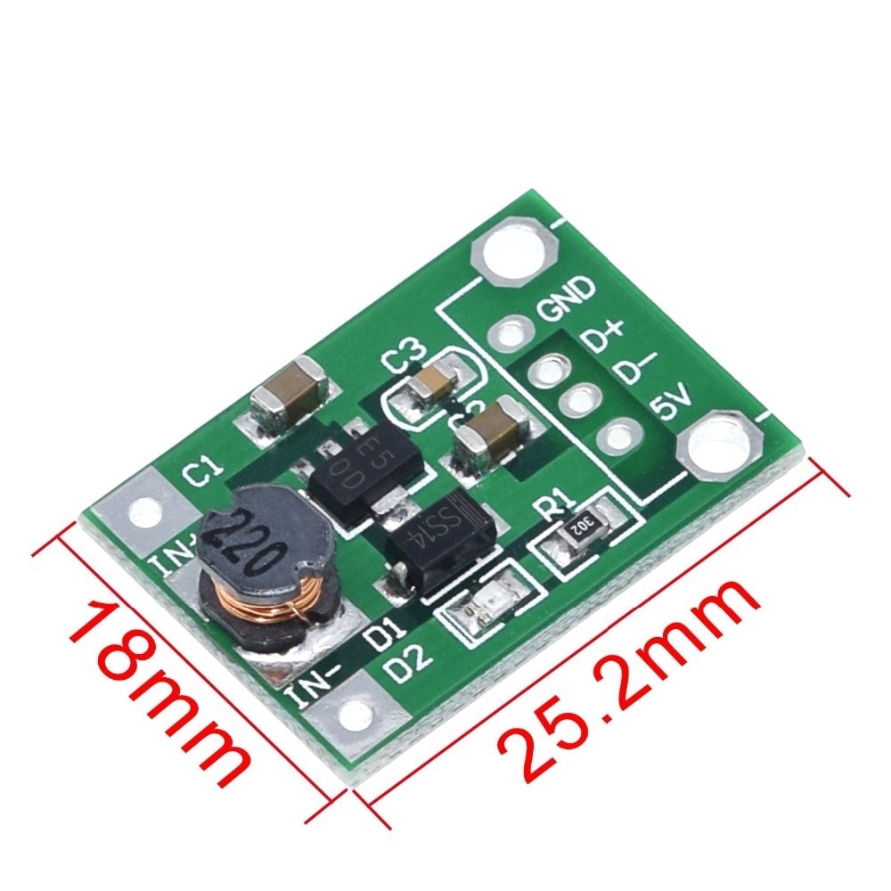 Mô Đun Tăng Áp Tzt 600ma Dc-Dc Từ 1-5v Sang 5v | BigBuy360 - bigbuy360.vn