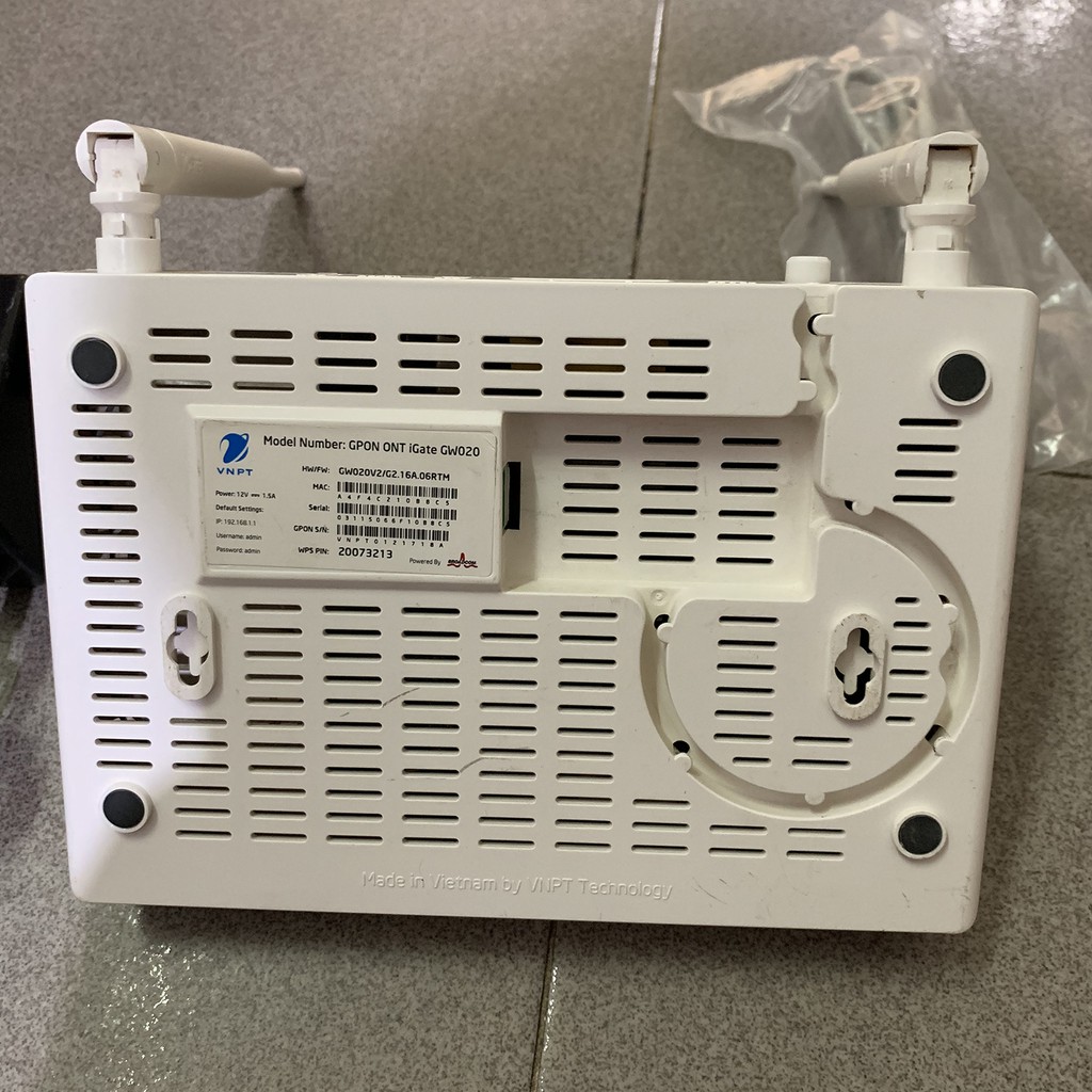 Modem quang GPON VNPT iGate GW020 đẹp [ qua sử dụng ]