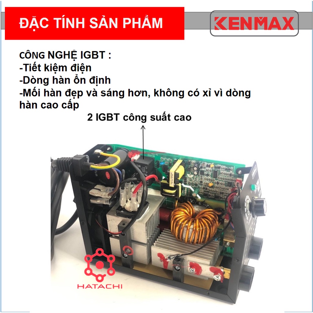 Máy hàn | Kenmax ARC 200Z |Tặng full bộ kiện + thương hiệu Nhật Bản