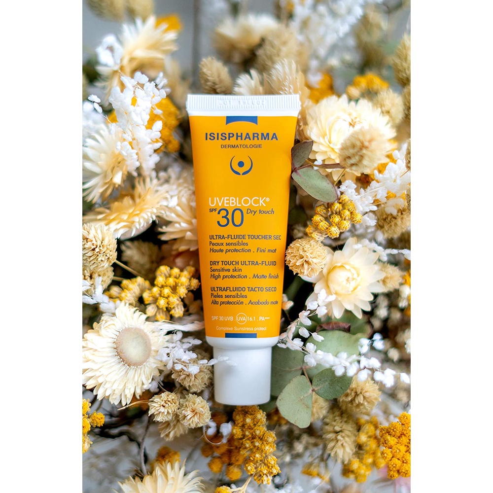 UVEBLOCK 30 DRY TOUCH – Kem chống nắng spf 30, dùng chống nắng cho mọi loại da (40ml)