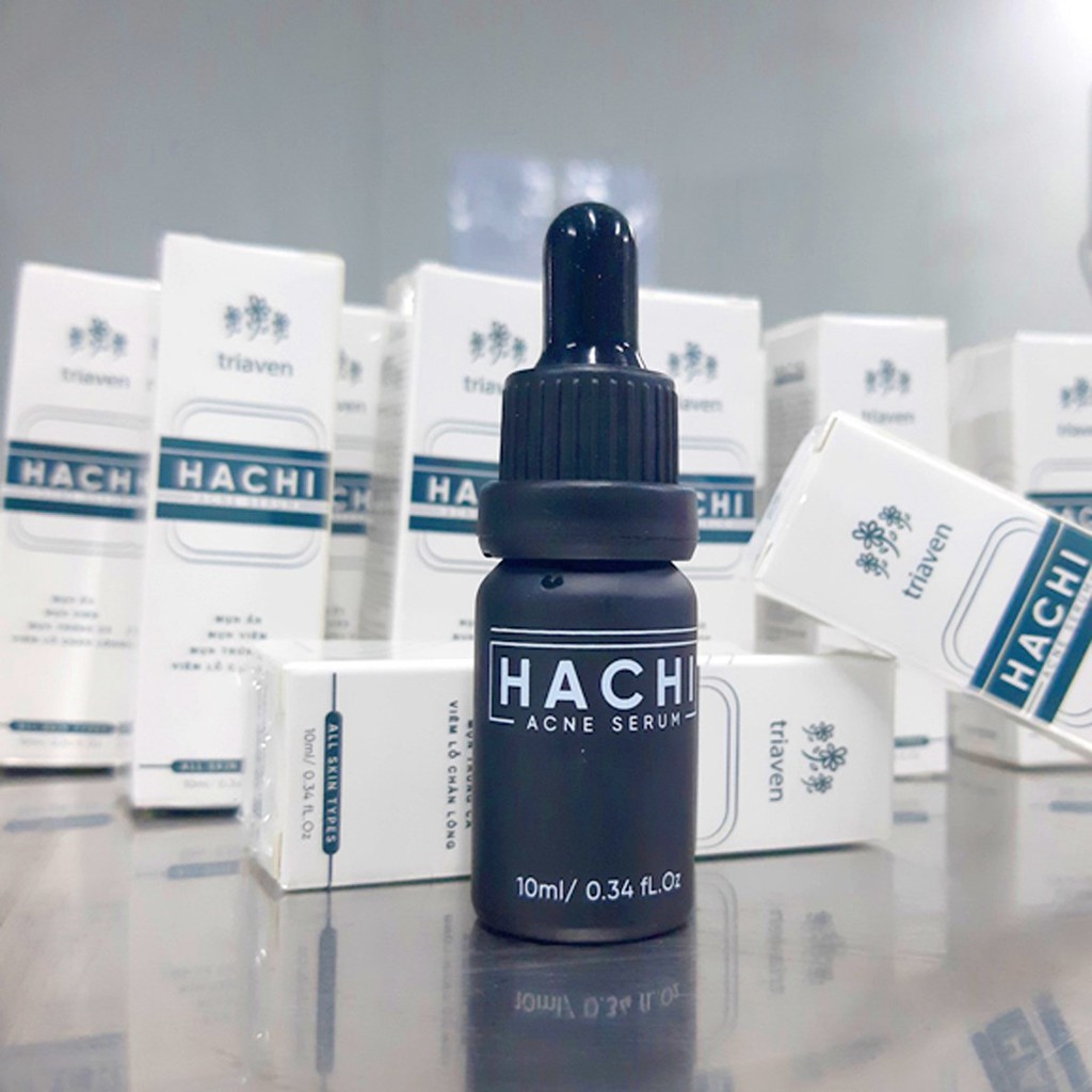 Serum mụn trứng cá , mụn ẩn,đầu đen ngừa thâm dưỡng ẩm làm sáng da hachi