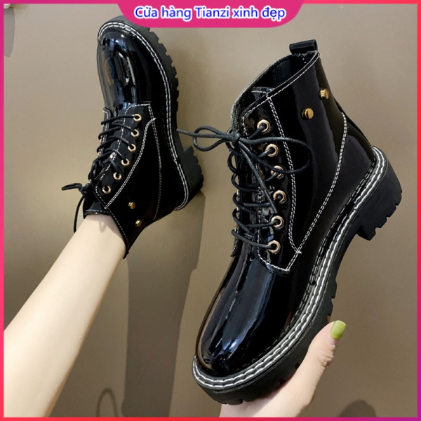 DR. MARTENS Giày Bốt Nữ Cổ Cao Thời Trang Anh Quốc