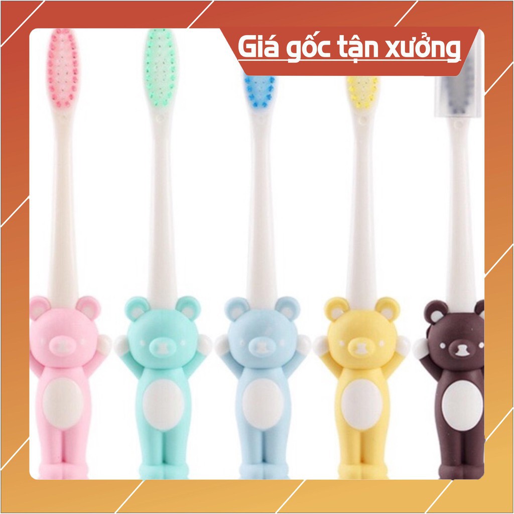 [FREESHIP❤️][Set 4 Chiếc]Bàn Chải Đánh Răng Trẻ Em Hình Thú Hàng Xuất NHẬT