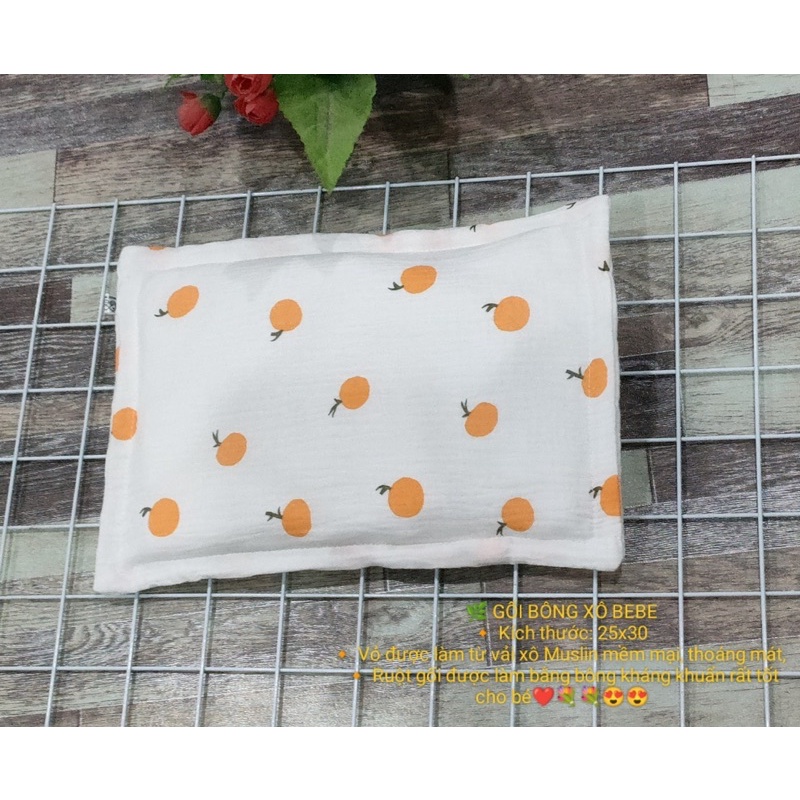 Gối bông xô BABY BEE cho bé sơ sinh