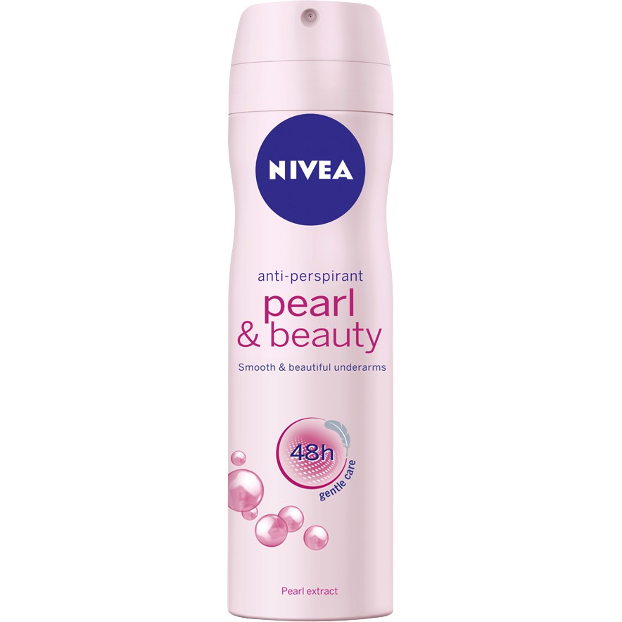 Xịt Ngăn Mùi NIVEA Pearl&Beauty Dưỡng Sáng Da Ngọc Trai (150 ml) - 83731