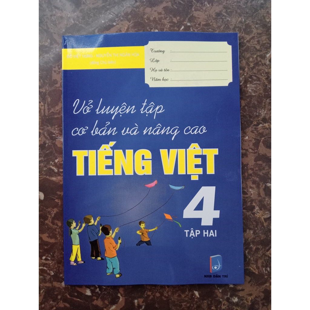 Sách - Combo Vở Luyện Tập Cơ Bản Và Nâng Cao Tiếng Việt 4 Tập 1 + Tập 2