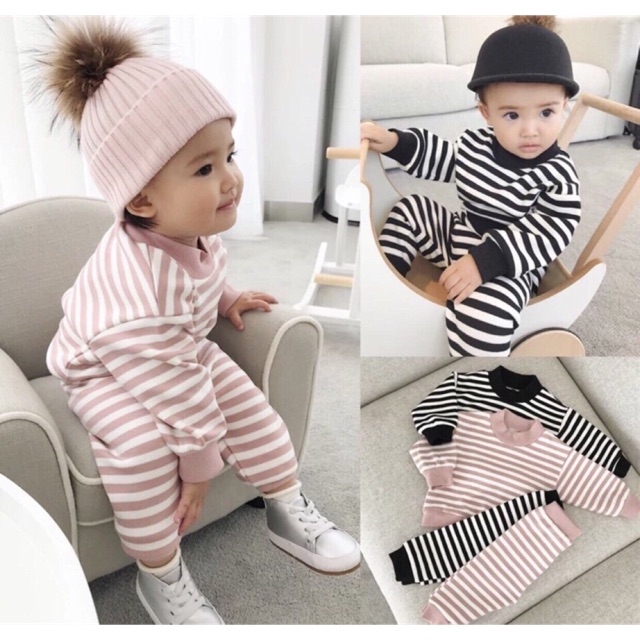 Bộ nỉ kẻ lót lông