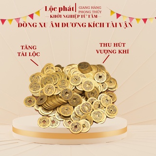 Đồng xu cổ phong thủy lộc phát - freeship