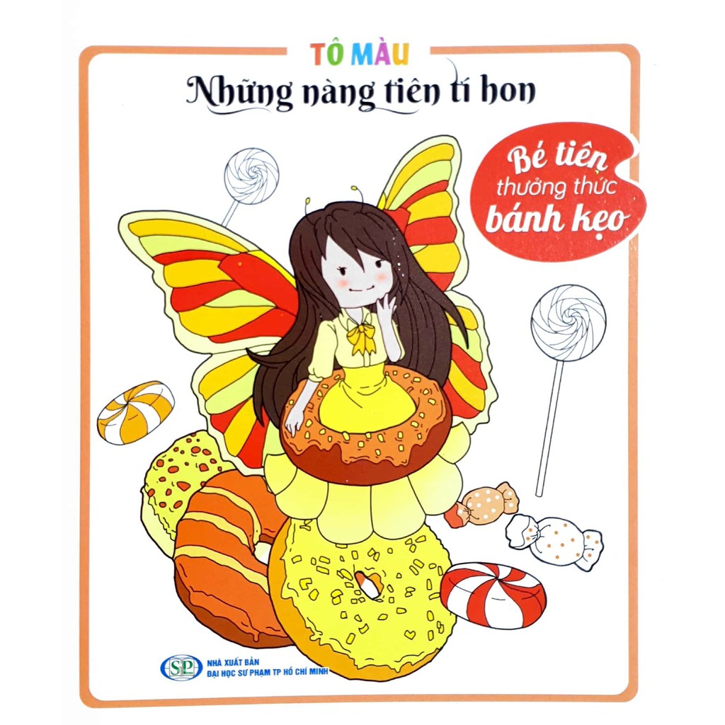 Sách - Tô màu Những Nàng Tiên Tí Hon