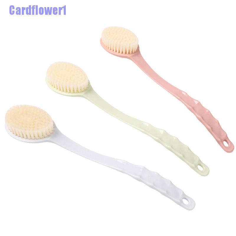 Bàn Chải Cầm Tay Cán Dài Tẩy Tế Bào Chết Tiện Dụng