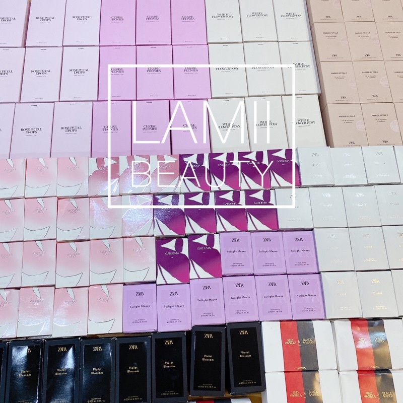 MẪU MỚI CÓ BILL SPAIN-Nước hoa ZARA chính hãng Wonder rose/Gardenia/Red vanilla/ Black amber/Femme /Orchid- LAMII BEAUTY