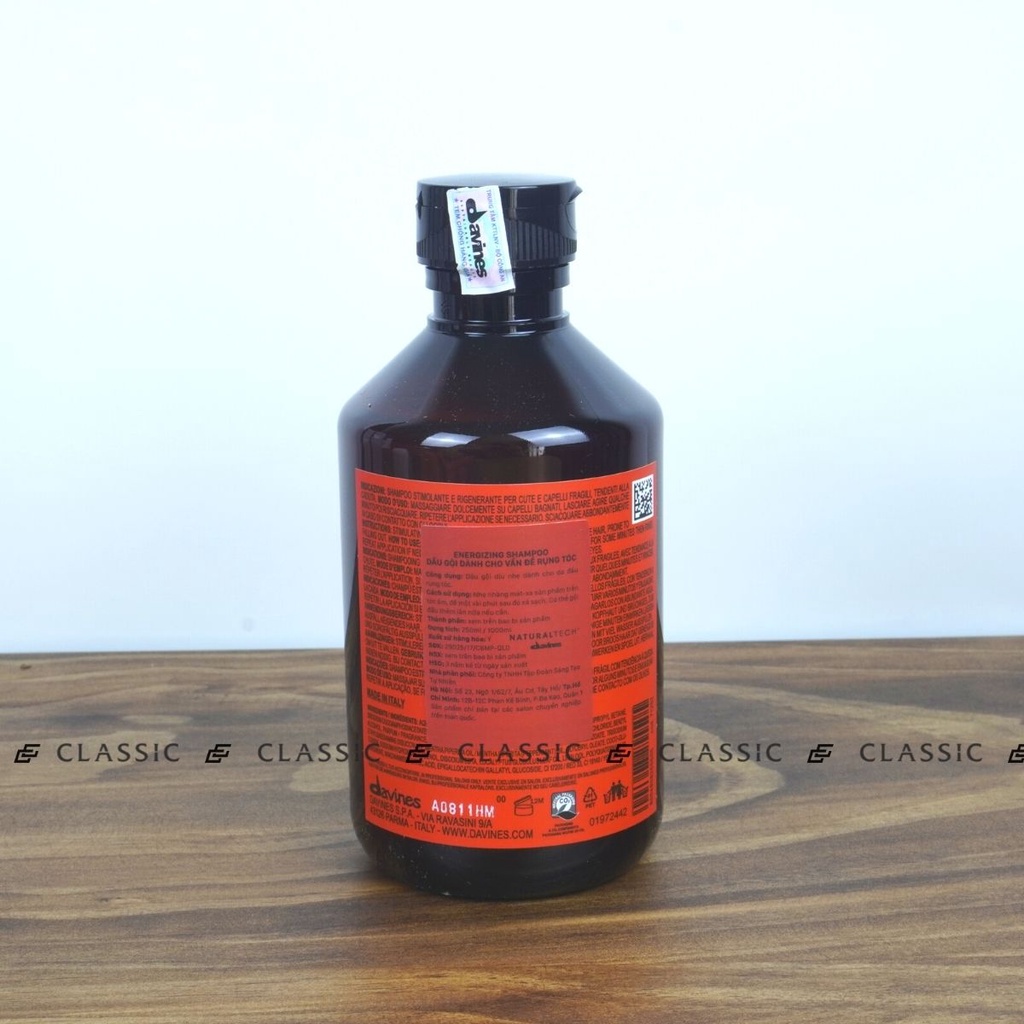 Dầu Gội Chống Rụng Tóc Davines Energizing Shampoo 250ml