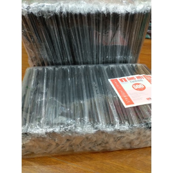 500g ống hút phi 6 cao cấp bọc nilon từng chiếc đảm bảo vệ sinh