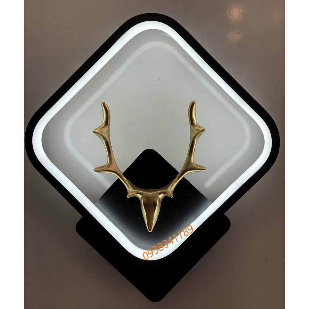 Đèn vách LED sừng hươu HABALI phòng khách phòng ngủ cầu thang