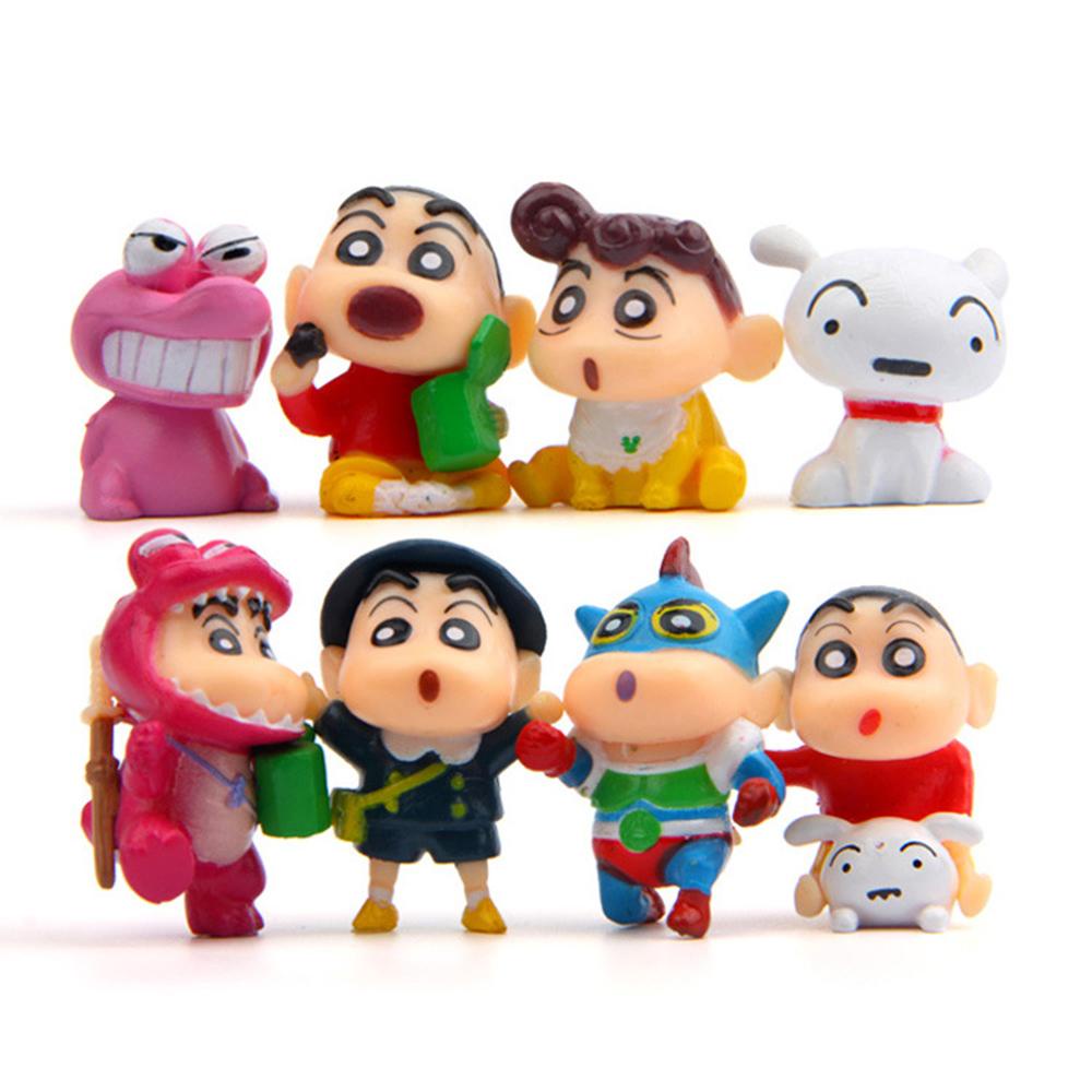 LILYES Mô Hình Nhân Vật Shin-Chan Trang Trí Tiểu Cảnh