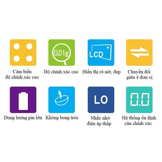Cân tiểu ly 200g/0.01g mini C568