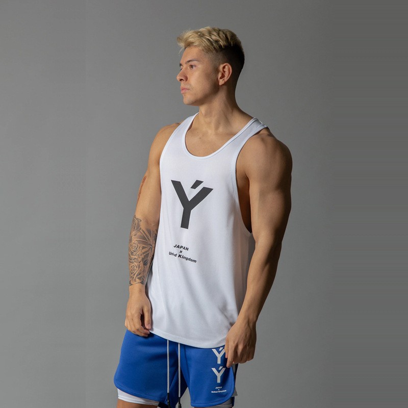 Áo tank top, áo ba lỗ tập gym nam YT chất vải thun lưới