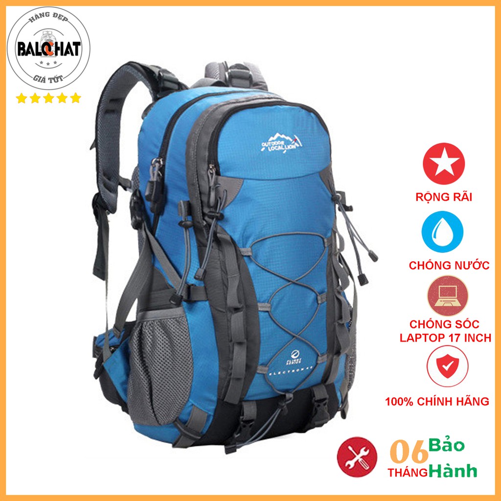 Balo du lịch, leo núi, dã ngoại hãng OUTDOOR LOCAL LION chống thấm nước, kiểu dáng thể thao