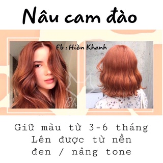 Combo Nhuộm Tóc Cam Đào