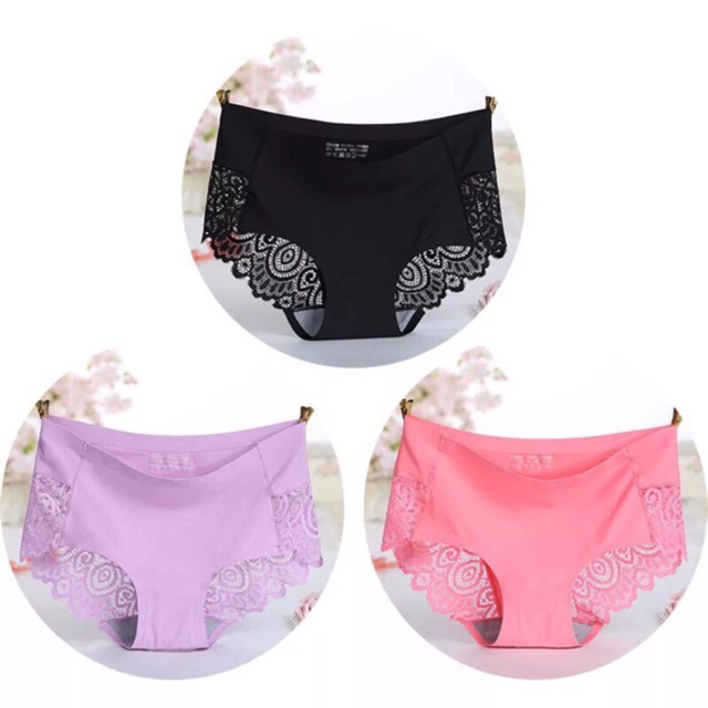 Set 10 Quần Lót Đúc Phối Ren Mã 8316