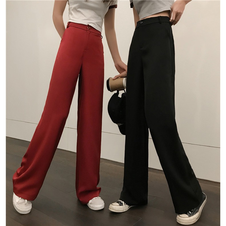 Quần tây suông eo chun mặt sau (Q70) – Hàng có sẵn